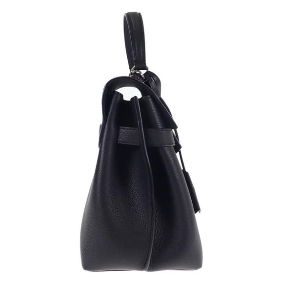 Louis Vuitton LockMe Ever BB 2 Way Bag Calfskin Black Silver Hardware - Picture 4 of 11